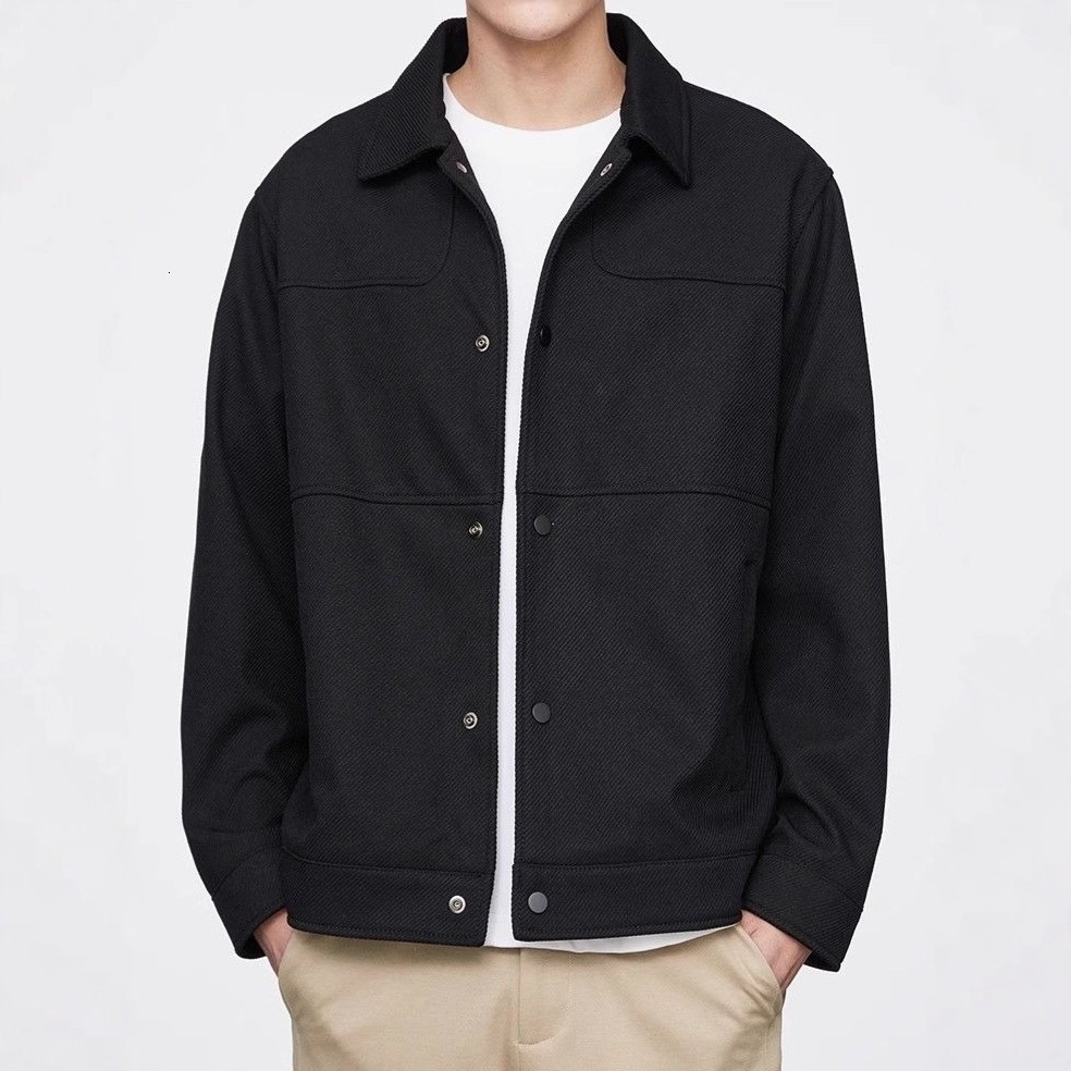 American Style High-end Lapel Designer Jacket Jacket For Men Loose Fit New Workwear Mature Style Business Stable Spring And Autumn Casual Coat