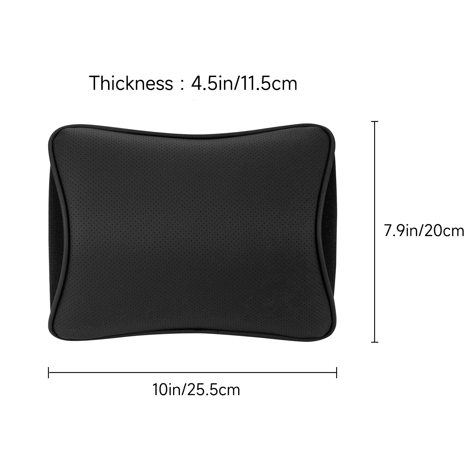 Car Neck Pillow Softness Car Headrest Pillow for Driving with Adjustable Strap 100 Memory Foam and Breathable Removable Cover 251029