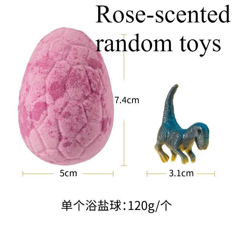 Dino Egg Spa Surprise Bath Bombs for Kids Gentle Exfoliation Deep Moisture Skin Nourishment w Random Dino ToyHandmade L251029