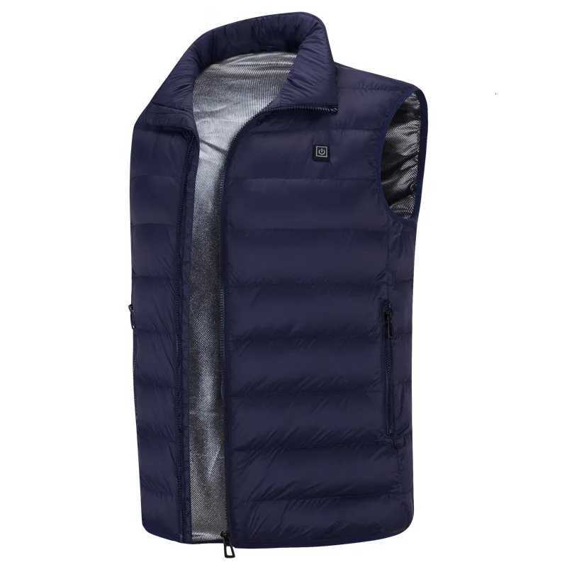 Aiweti Men winter USB Electric Heating Vest Jacket Clothing Skiing Winter Warm Heated Pad Winter USB interface warm vest W251029