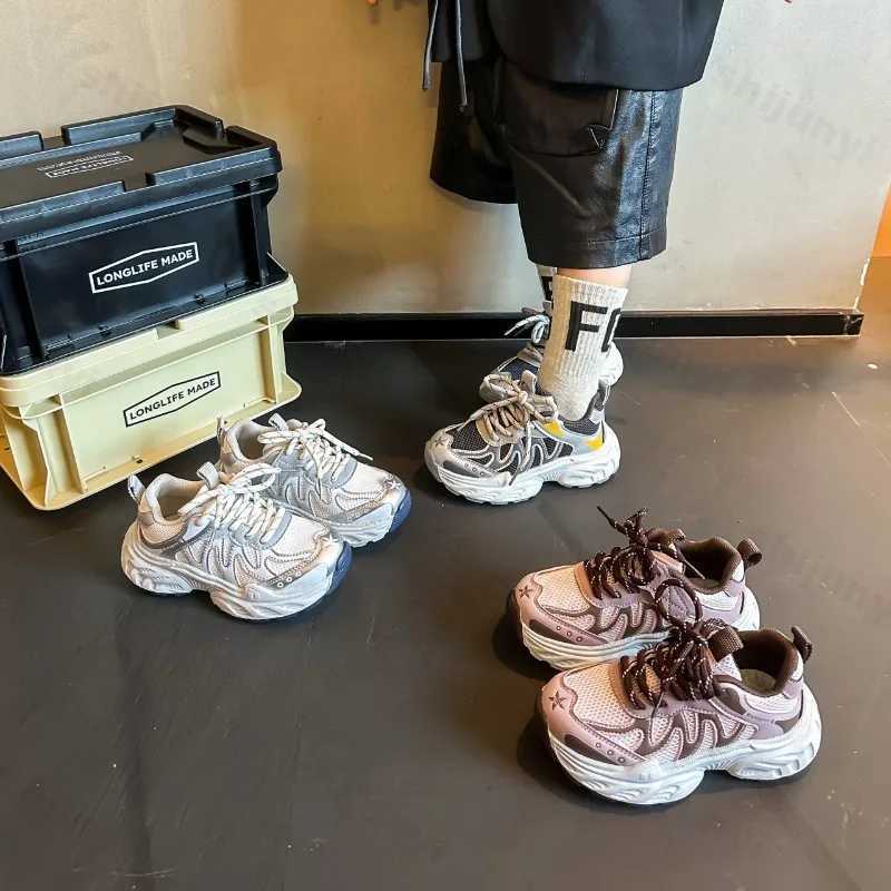 Children Casual Sports Boys Girls Autumn Sneakers Comfortable Anti Slip Fashion Running Kids Outdoor Walking Shoes L2510282 XJ260303