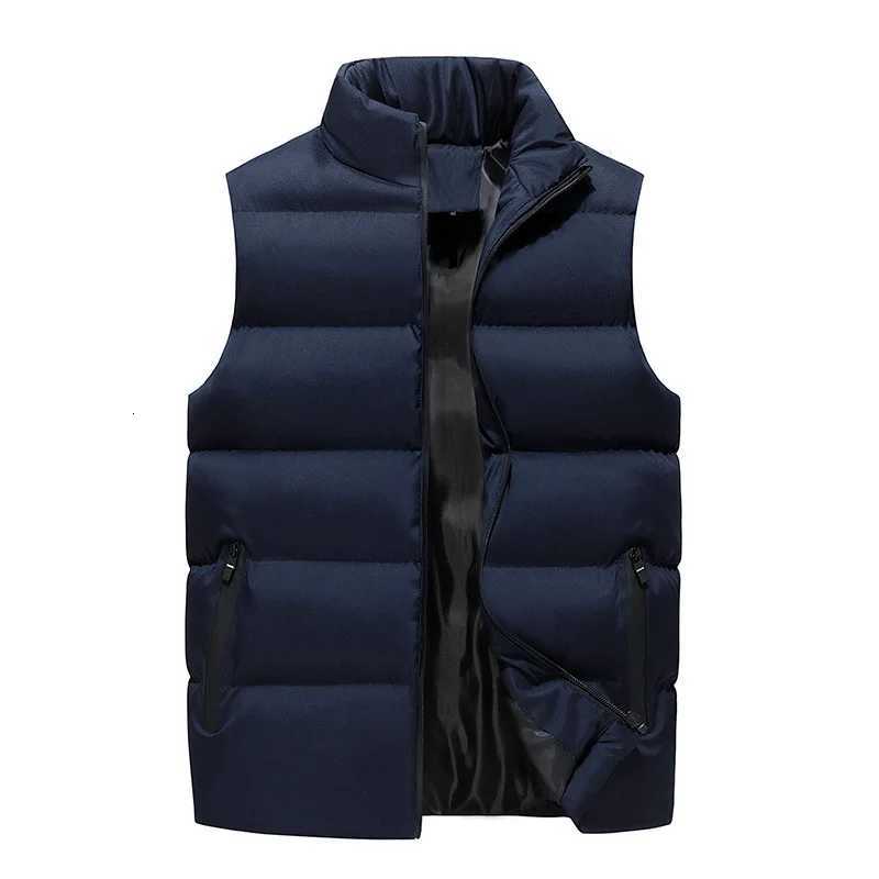 Soft Padded Waistcoat Men Lightweight Waistcoat Stylish Mens Winter Vest Warm Windproof Sleeveless Outerwear with for Outdoor W251029