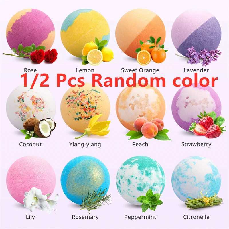 Bath Bombs Gift12Pcs Handmade Rich in Essential OilMoisturize Dry SkinPerfect for BubbleSpa BathBirthday Mothers day Gifts L251029