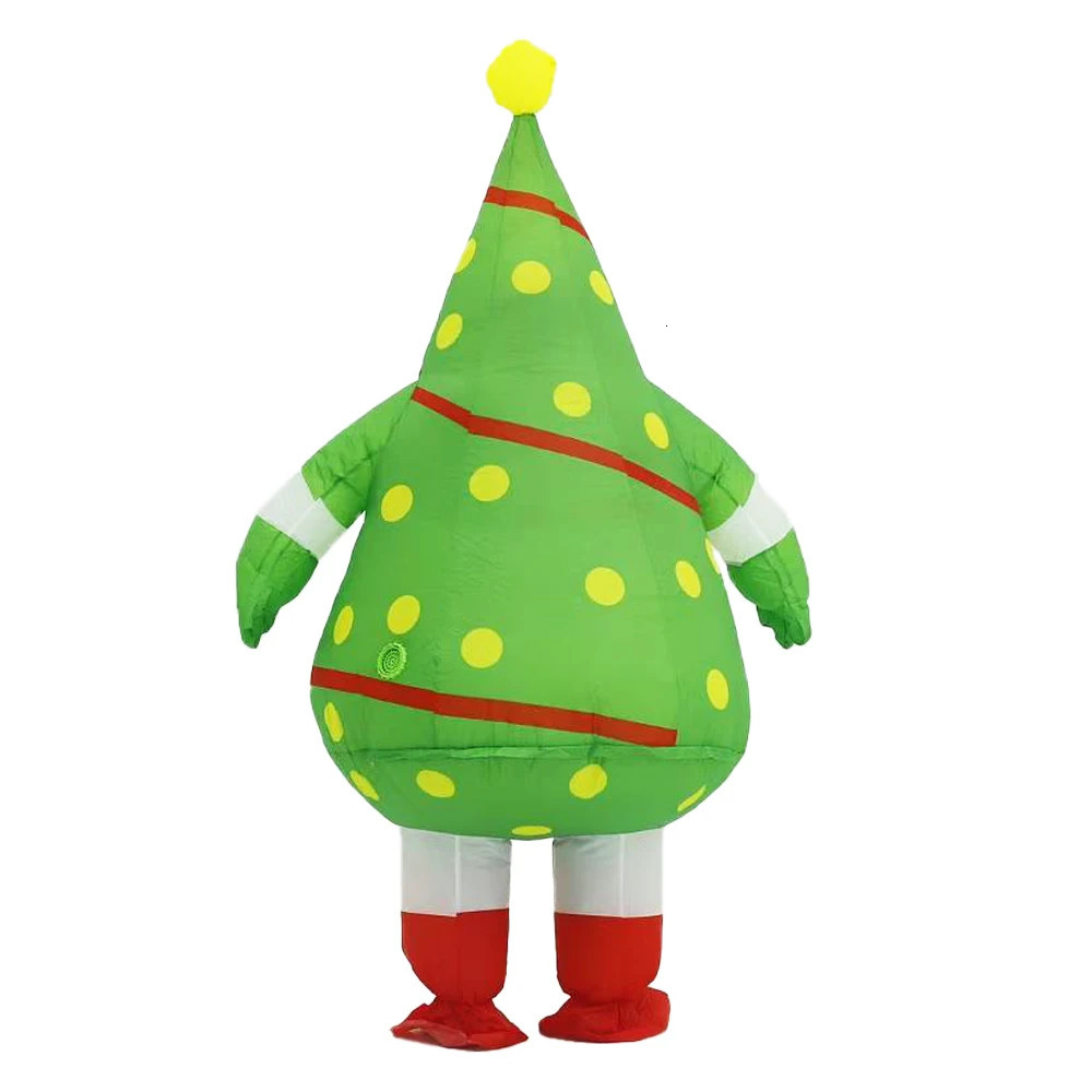 Christmas Tree Inflatable Costume Adult Character Cosplay Halloween Party Event Mascot Set 251028