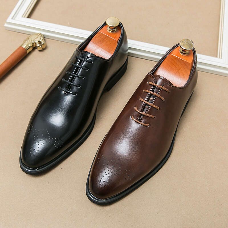 Oxford Leather Dress Shoes Men - Premium Quality, Perfect for Weddings, hot Office, and Formal Ocns in 2024