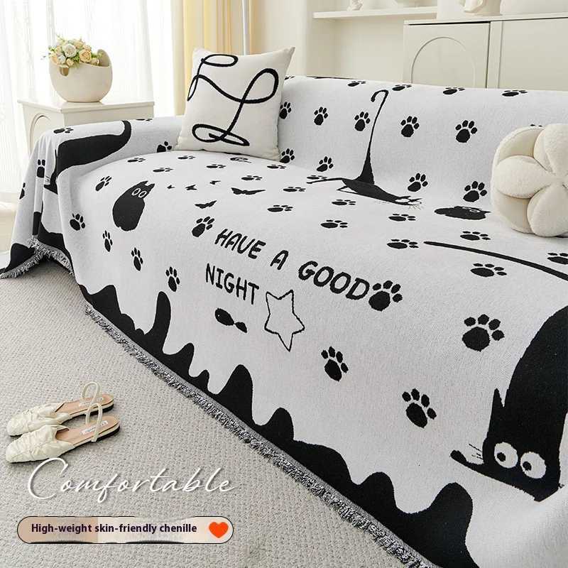 L Shape Sofa Cover Double Sided Reversible Chenille Stretch Sofa Slipcover 234 Seater Couches Home Decor C251028