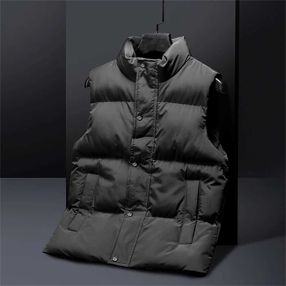 Autumn Winter Thick Vest for Young and Middleaged Men Largesized 6XL Cotton Waistcoat Casual Sports Sleeveless Jacket Vests W251029