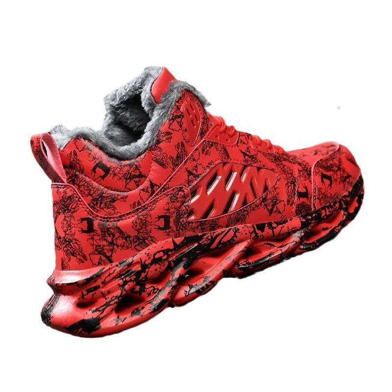 Men's Trendy Versatile Thick-Soled Height-Increasing Korean Style Breathable Running Large Size Sports Basketball trainers lightweight shock-abso