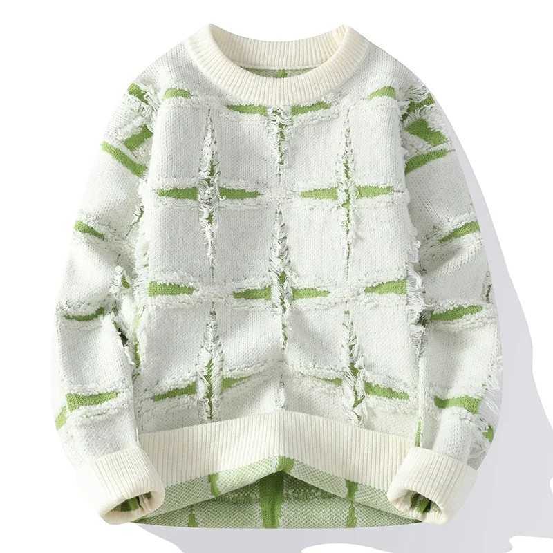 2024 ONeck Sweater Men Women Autumn Winter Fashion Knitted Sweater Youth Lazy Loose Sweater Mens Knitwear Pullover Comfortable J251029