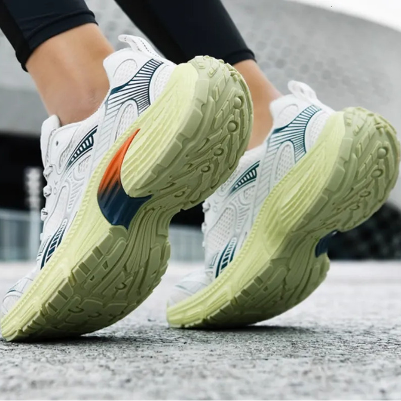 ONKE Dad Shoes for Women New Autumn Thick-Soled Height-Increasing Casual Sports Shoes Fashionable Versatile Breathable Mesh Shoes
