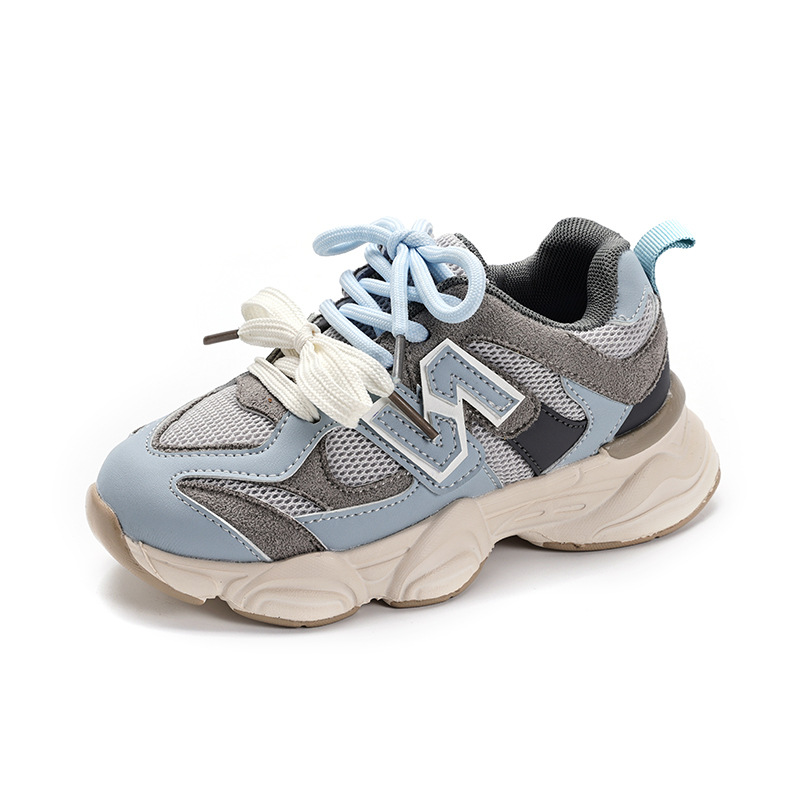 Free shipping Fashionable Big children's running shoes breathable children's sports shoes boys' trendy brand dad shoes autumn children&