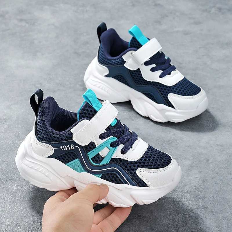 Fashion Mesh Kids Running Shoes Youngsters Teens Casual Walking Students Sneakers Breathable Soft Children Outdoor Sports Tennis L251028 XJ260303