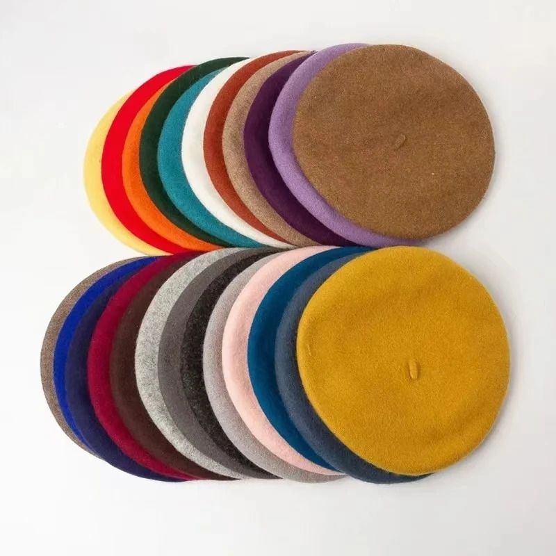 Korea Big Size Wool Berets Women Men Large Size Warm Artist Hats Unisex French Style Classic Winter Hat Female Retro Painter Cap 251029