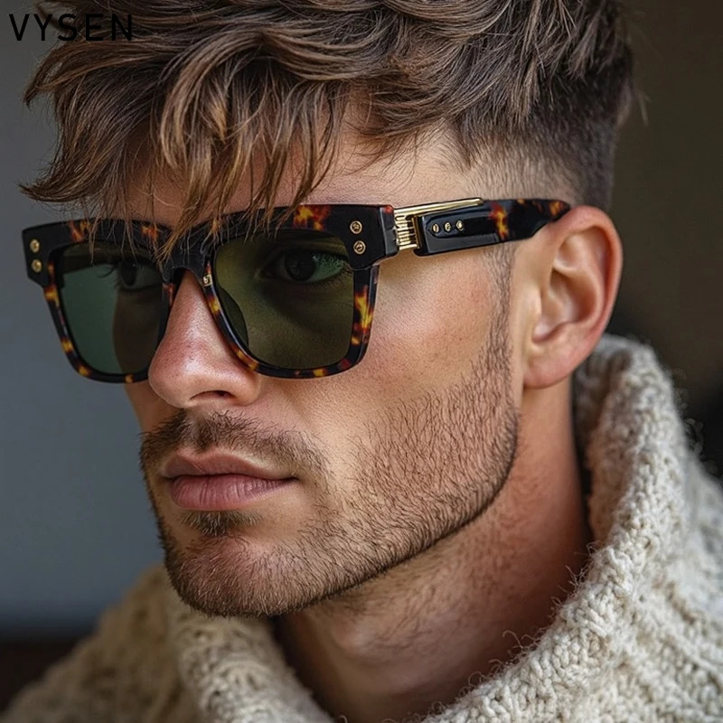 Oversized Classic Square Sunglasses Men y n Vintage Trendy Rero Sun Glasses For Male Driving Eyewear UV400 251013