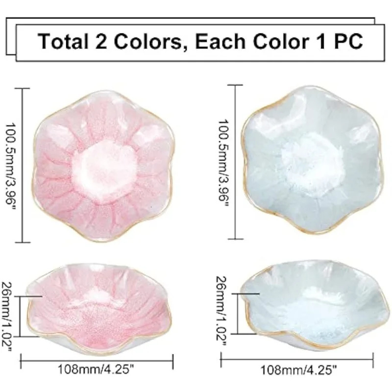 Flower Jewelry Tray Ring Dish Trinket Floral Display Ceramic Decorative Bracelet Organizer for Home Decor Wedding 251013