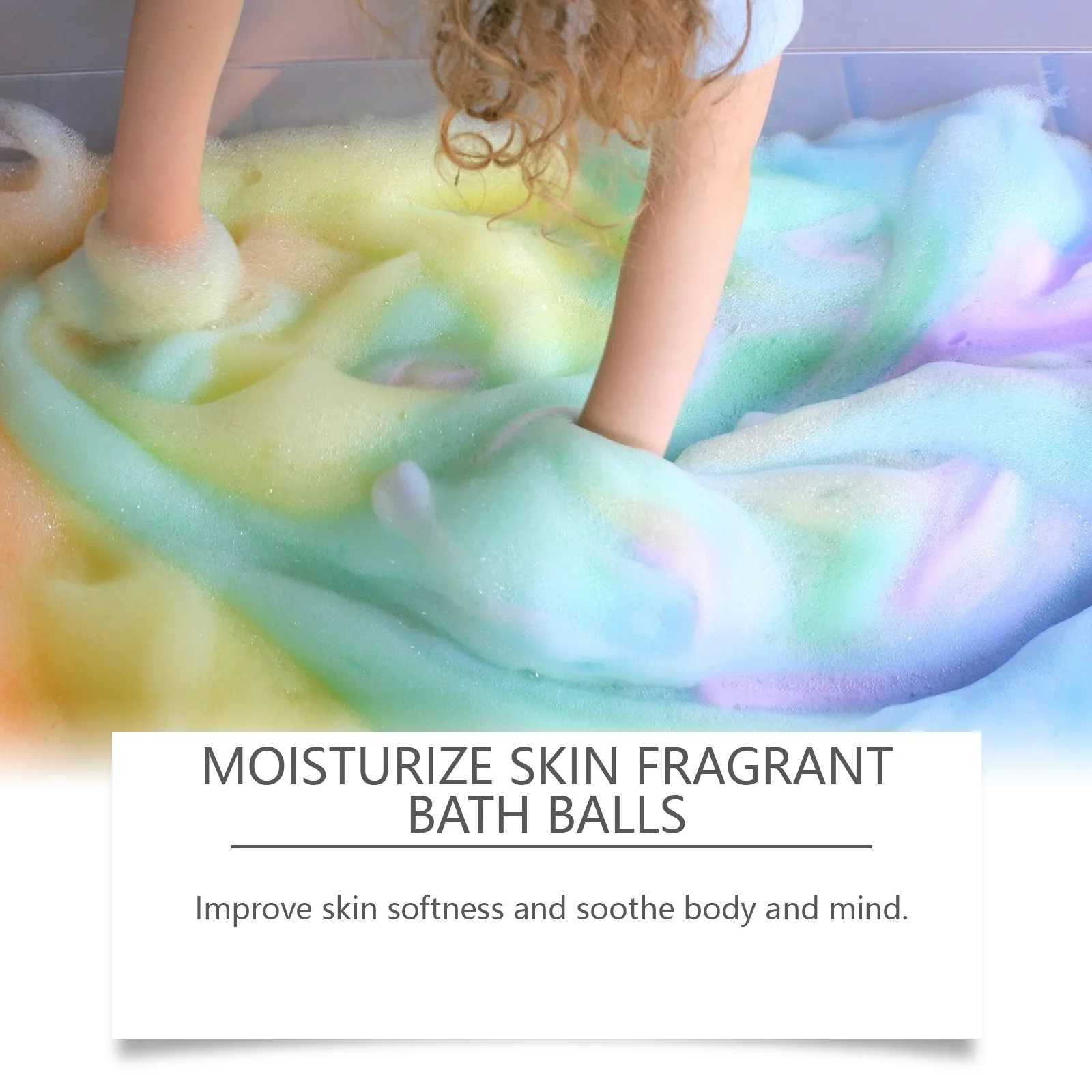 Bubble Bath Bombs Exfoliating Relief Relaxing Aromatherapy Shower Moisturizing Nourishing Fragrance Spa for Adults Body Cleanser L251029