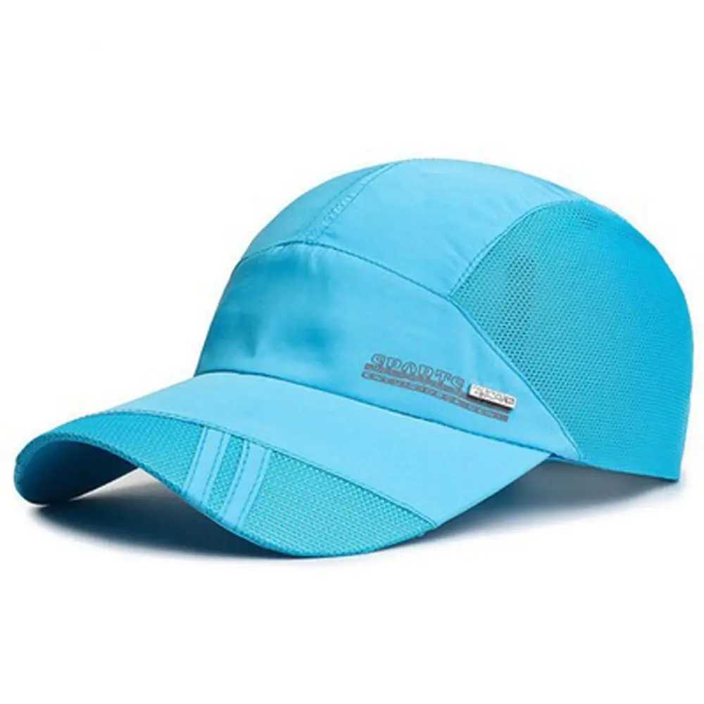 Simple Outdoor Golf Korean Style Breathable Sport Cap Adjustable Visor Cap Quick Dry Mesh Cap Baseball Hat Mesh CapsW251029