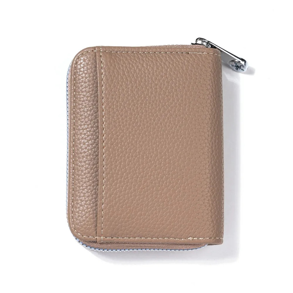 PU Leather Coin Purse Mini Zipper Credit Card Holder Portable Coin Pouch 251029