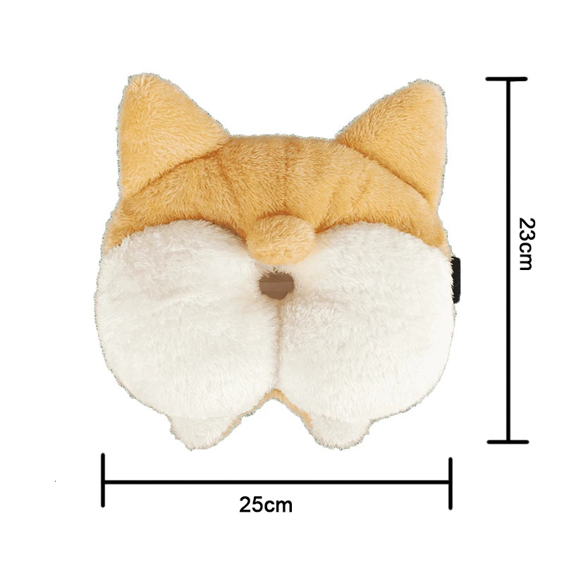 1pc Creative Corgi Car Tissue Box Soft Cartoon Paper Napkin Case Cute Animals Car Paper Boxes Lovely Tissue Holder for Car Seat 251029