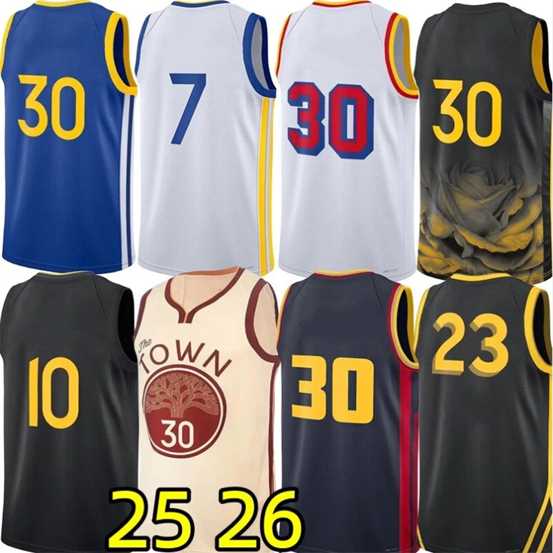 25 26 Stephenn Curry City Basketball Jerseys Jimmy Butlerr Draymond Green Buddy Hield Moses Moody Jonathan Kuminga Brandin Podziemski Gary Payton Custom Jersey