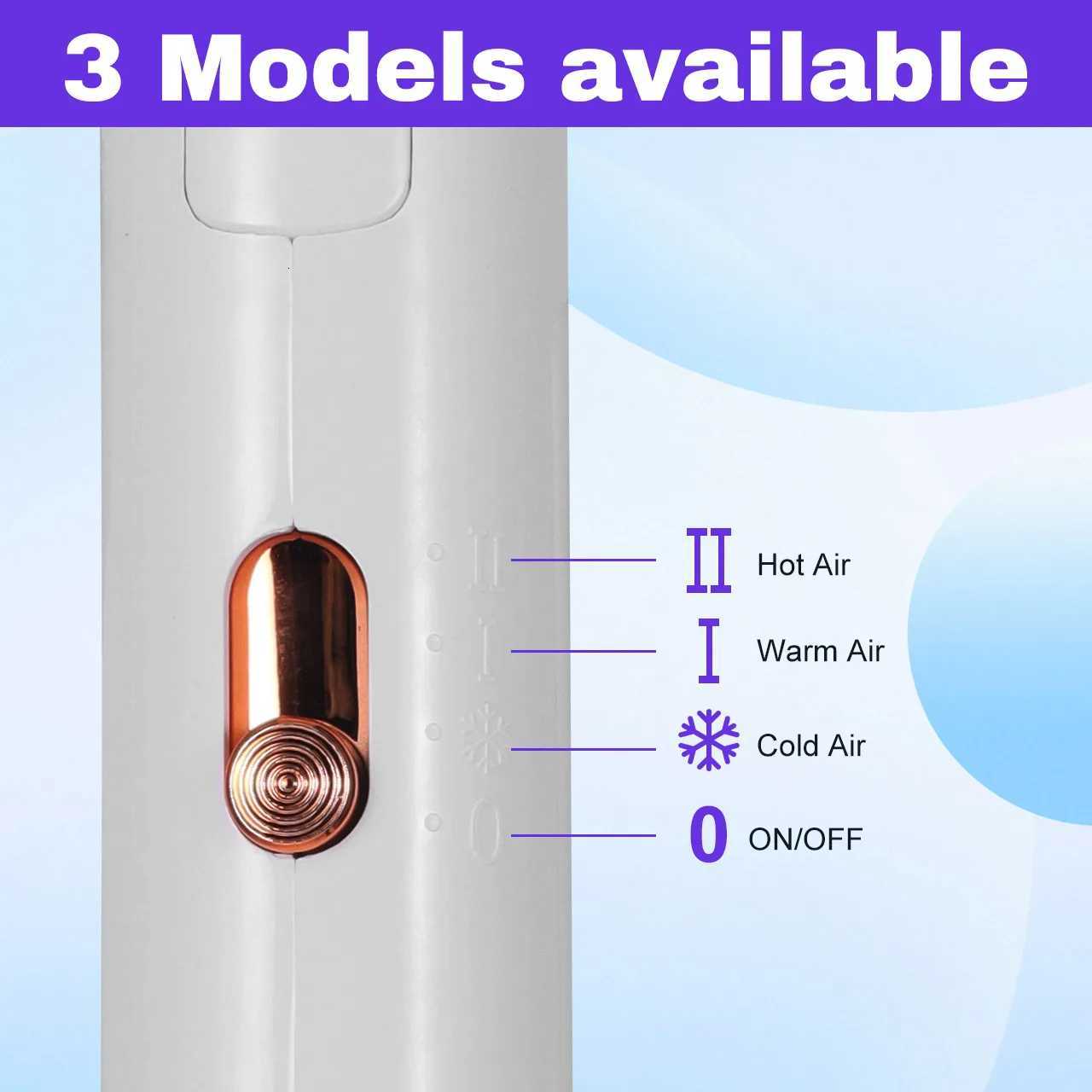 Hatteker 3level Folding Hairdryer 2600W Hot Air Anion Hair Care for Home Travel Hair Dryer Dormitory Blow Drier 220V240V EU W251029