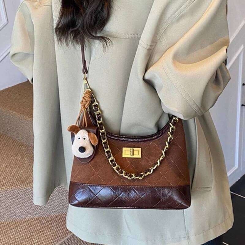 Stylish Crossbody Bags Boasting Popular Elegant Appearance Trendy Chain Underarm Shopping Traveling Versatile Shoulder Bag