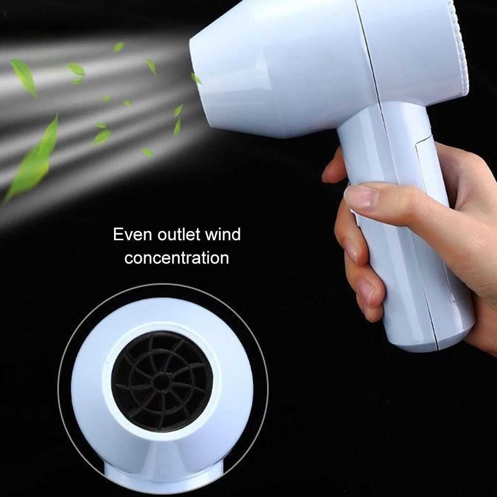 Watercolor painting Air Blower Hair Dryer Low Noise Portable Wireless Handheld Mini Fan USB Charging W251029