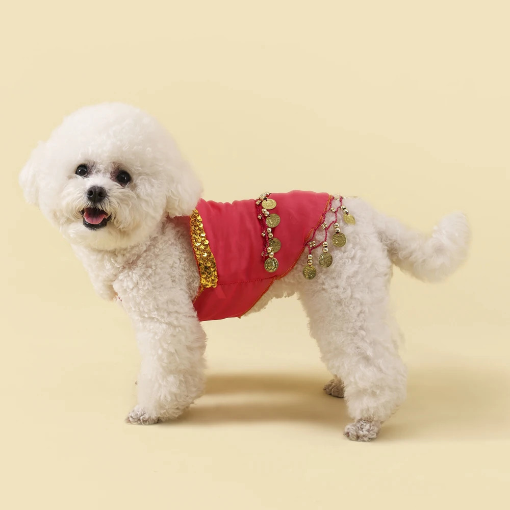 All Seasons Cute Cat Skirt Sleeveless Small Dog Princess Dress Breathable Bell Decoration Cat Dress Clothes Accessories 251029