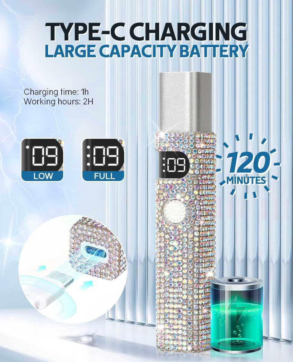 Handheld UV Led Mini Nail Lamp Pen Shape Nail Light Rechargeble Quick Drying Manicure Lamp for Curing All Nails Gel Polishing J251117