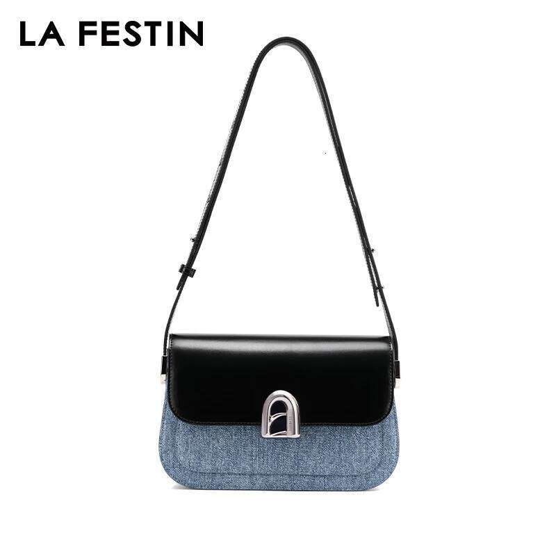 LA FESTIN - Leather Shoulder Bag for Women, Small Fashionable Designer Square Bag, New Collection 2024
