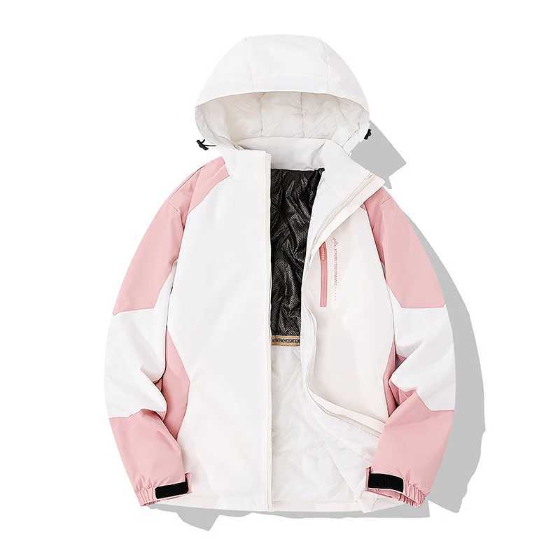 Outdoor Hiking Camping Fashion Trend Couple Jacket Comfortable Versatile Highquality Windproof Breathable and Warm Jacket J251029