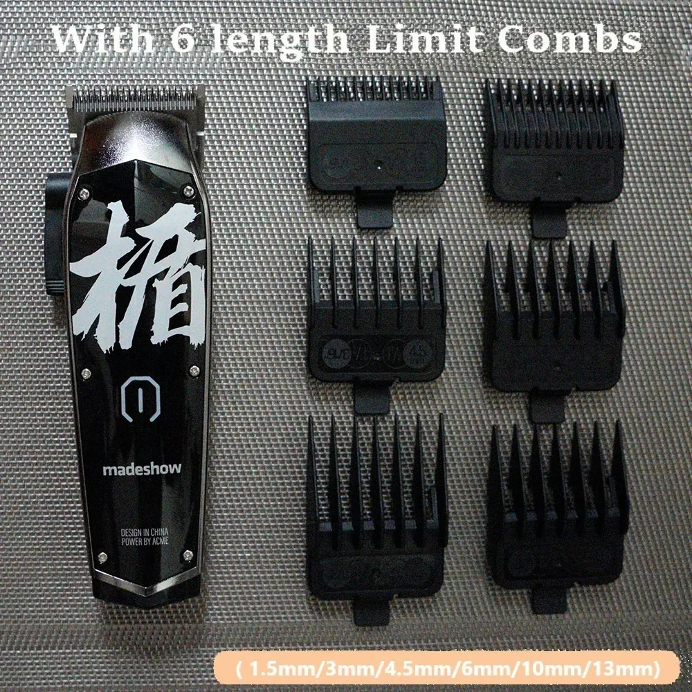 Madeshow M10 Professional Hair Clippers Hair Trimmer for Men Adjustable Cordless Hair cutting Machine For Barbers Beard Trimmer 251029