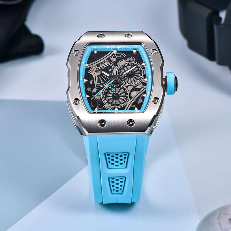 PAGANI DESIGN Men's Watch Multifunctional Calendar 24-Hour Indicator Quartz PD-YS012