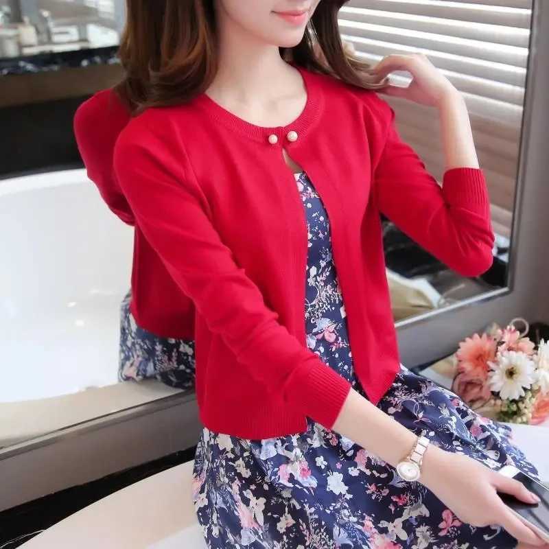 Women Cardigans Sweaters 2025 Autumn Winter Knitwears Long Sleeve Warm Knit Korean Fashion Casual Knitted Sweater Femme PullT251028