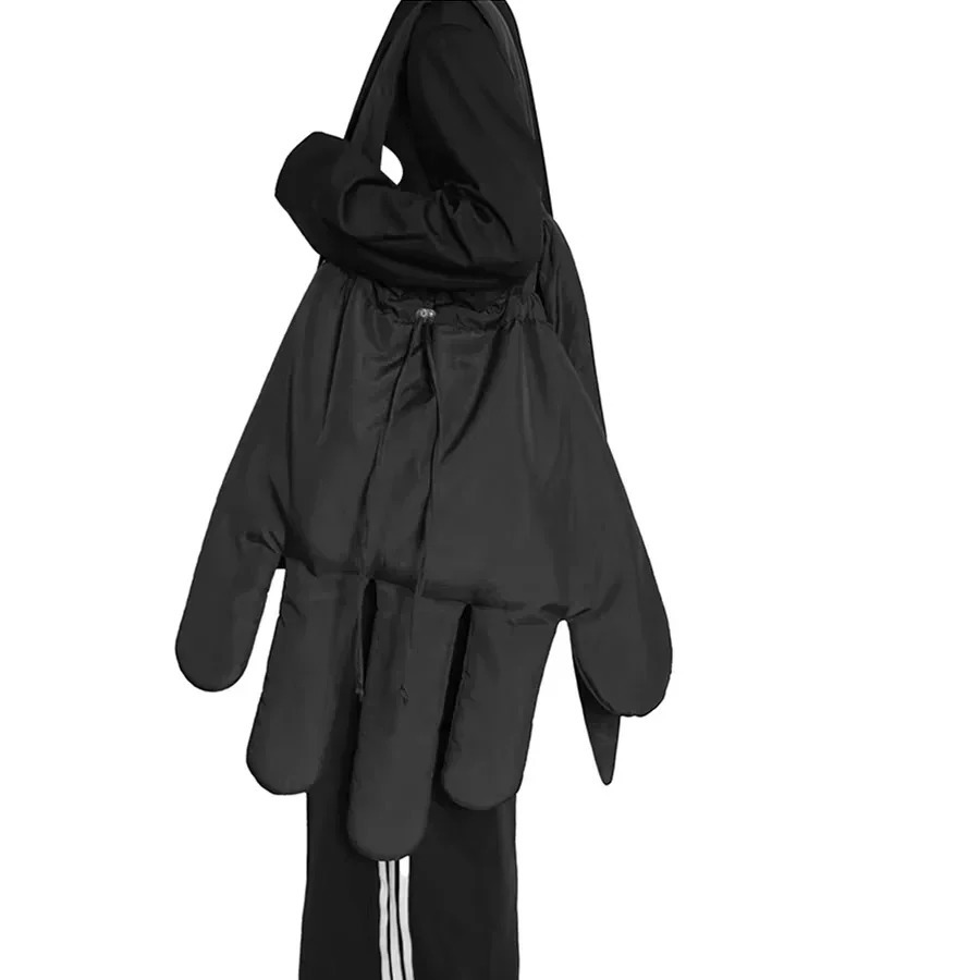 Red Nylon Big Gloves Bags Women Street Style EuroAmerica Style Shoulder Bag Pures and Bags Crossbody Bag 251029