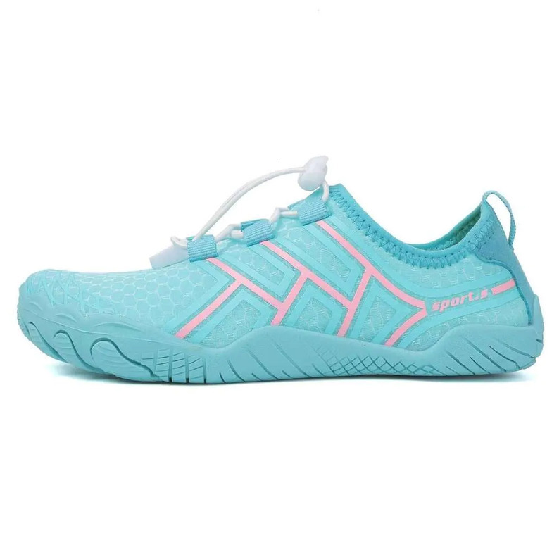 New Hot Design Barefoot Quick-Dry Water Lightweight Lace-up Aqua Five Fingers Beach Wading Shoes Durable Flexible Easy-Clean Suitable for Coastal Outi