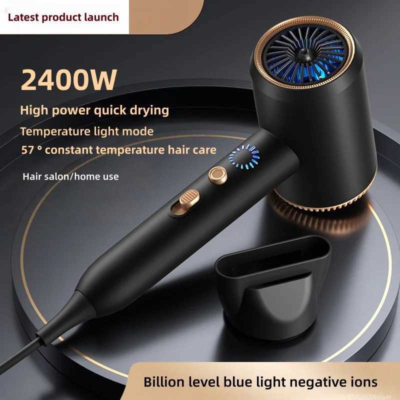 Latest 2400W Quick Drying Hair Dryer With Led Display Light And Billion Level Blue Light Negative Ion Hair Dryer W251029