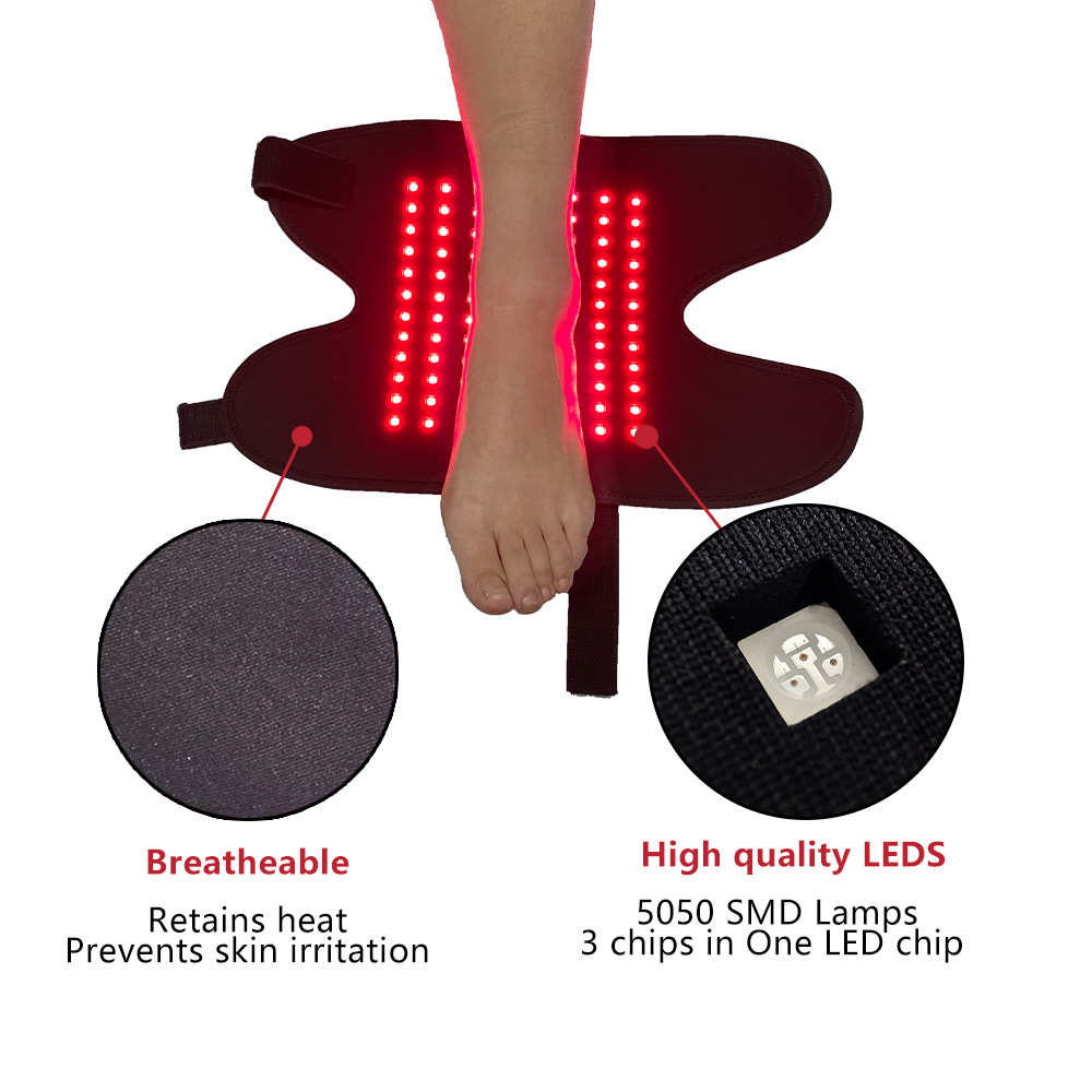 Infrared Physical Red Light Therapy Easy to Use Affordable Portable Foot Joint Pain Relief PDT Pulsed Belt Wellness Device
