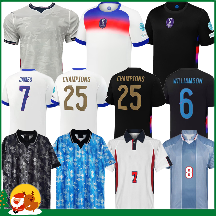 2025 2026 England Williamson Soccer Jersey Russo Bronze FODEN Saka Toone KANE RICE FODEN 25 26 National Team Home Away sports shirt Men Kids Kit Women football shirt