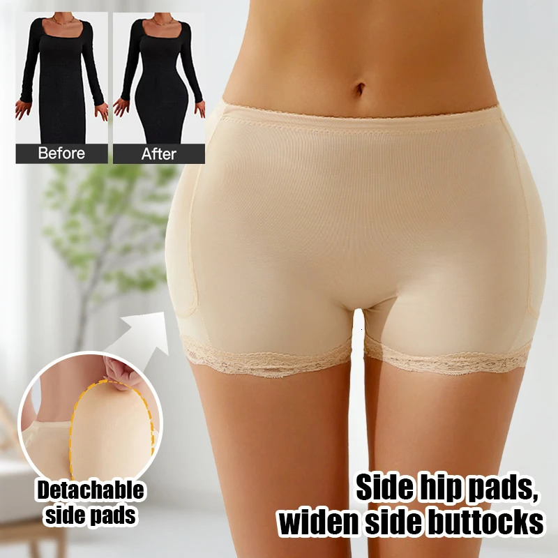 Body Shaper Women Shapewear Fake Butt Lifter Panties Hourglass Control Padded Booty Enhancer Brief Lingerie Shaper Hip Enhancer 251029