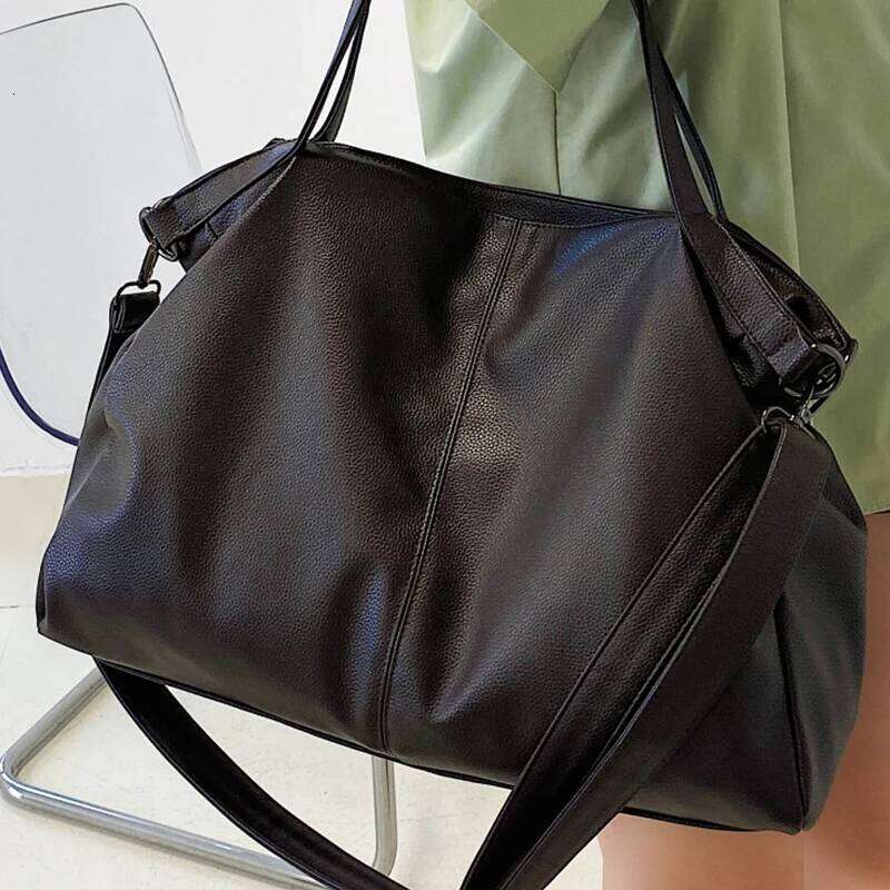 Big Coffeetote Bags For Women Large Hobo Shopper Roomy Handbag Quality Soft Leather Crossbody Ladies Travel Shoulder Bag 251029