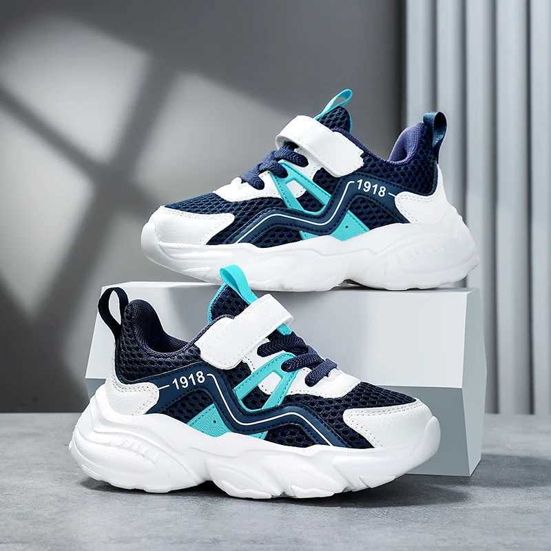 Fashion Mesh Kids Running Shoes Youngsters Teens Casual Walking Students Sneakers Breathable Soft Children Outdoor Sports Tennis L251028 XJ260303