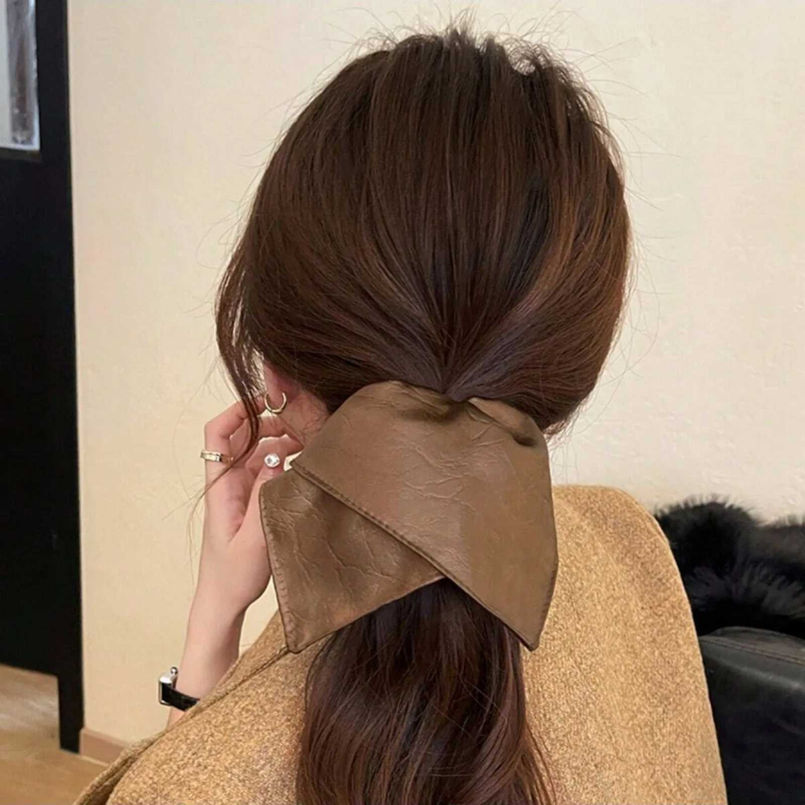Premium Mullet Scrunchie Hair Ties High Elasticity Hair Rope For Bun Ponytail Hair BobblesW251028
