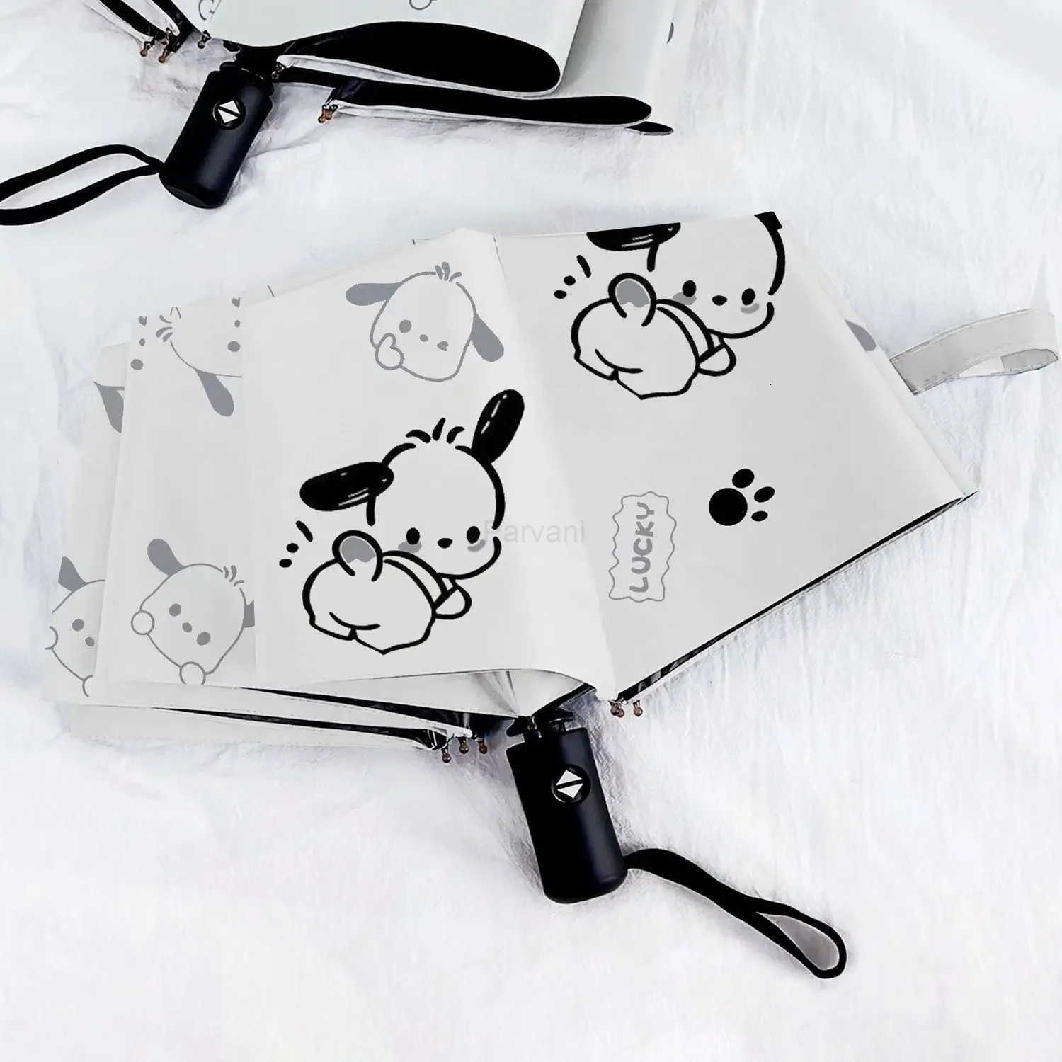 Sanrio Sanrio Pacha Dog Automatic Umbrella Sunshade Sun Protection Cute Cartoon Rain and Rain UV Sun Umbrella L251029