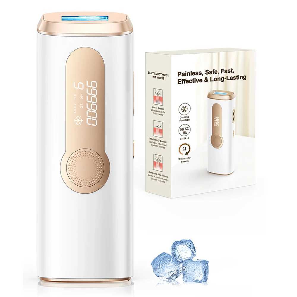 IPL Hair Laser Removal with Cooling Function 999900 Flashes Pulsed Light Epilator 3 in 1 HRSCRA for ArmpitsBodyMenWomen J251117