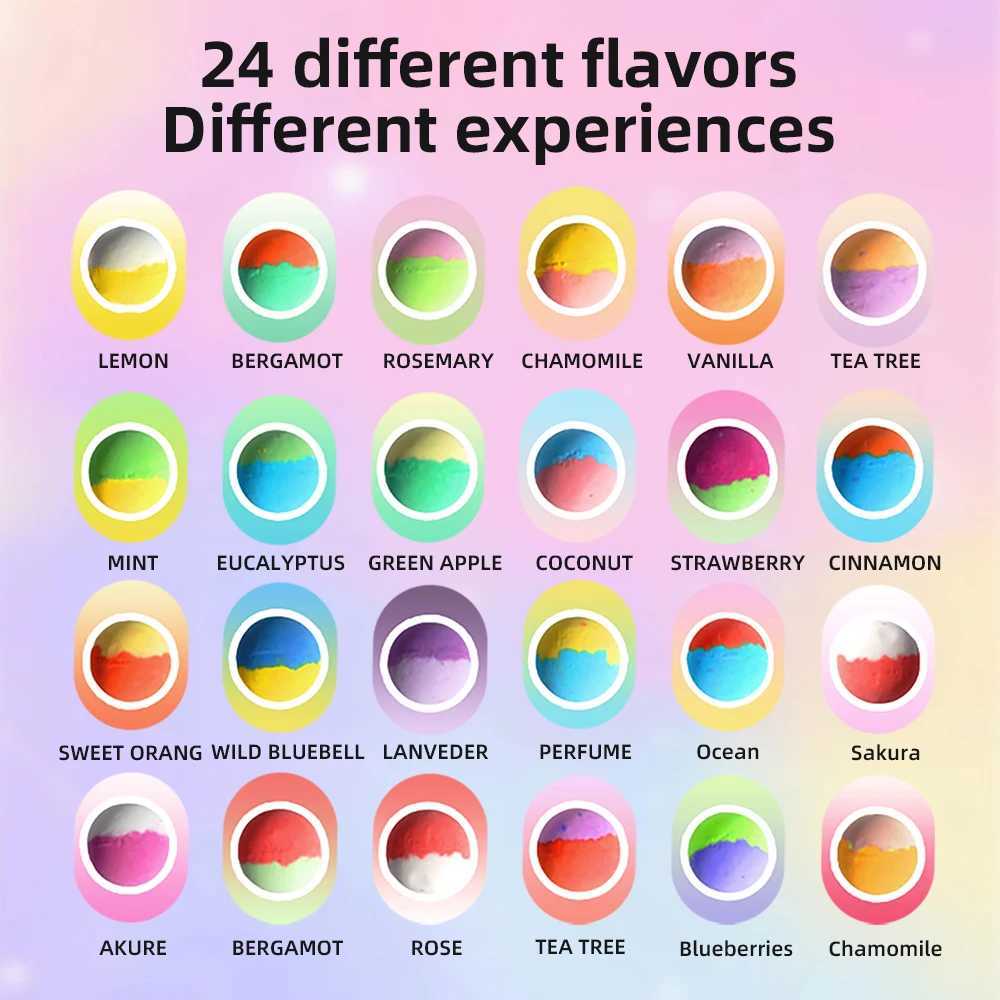 Bath Bombs for Kids with Surprise Inside 24 Pack Kids Bath Bombs Gift Set Natural Organic Kids Bubble Bath Fizzy for Girls Boy L251029