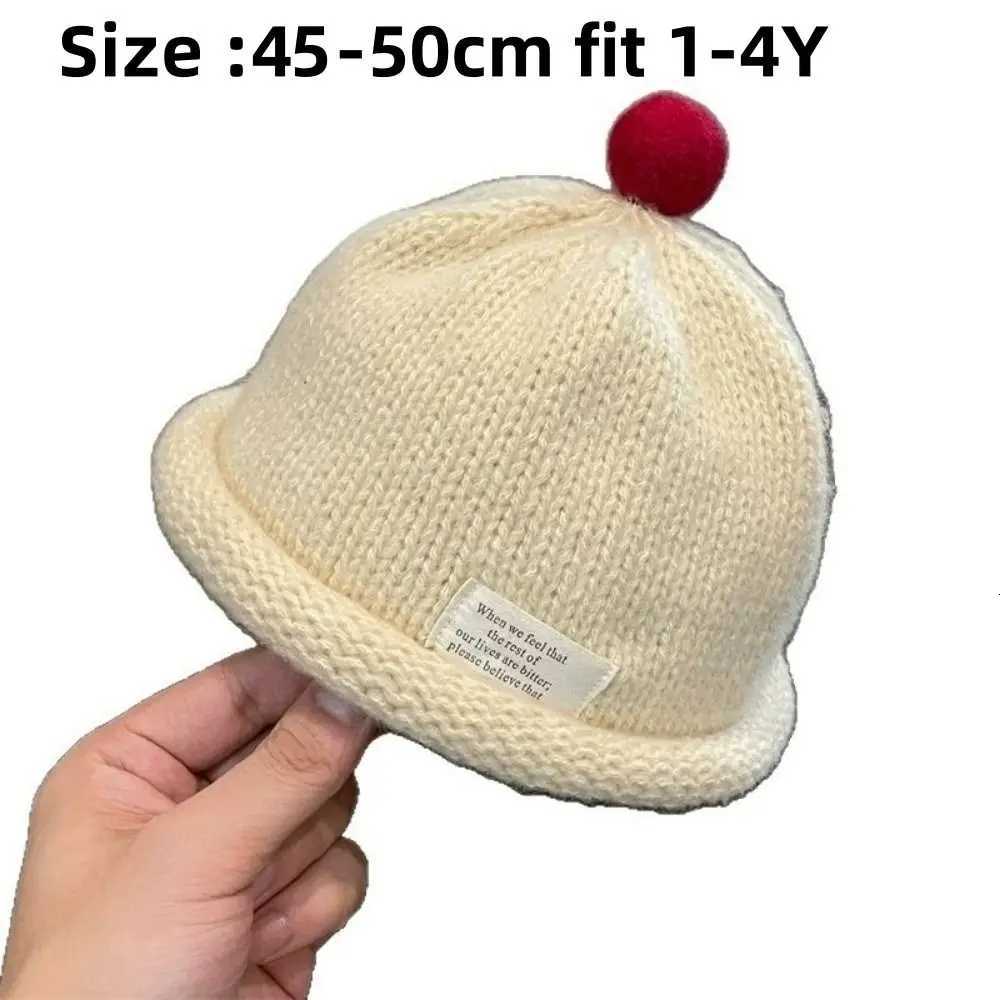 Fashion Solid Color Winter Baby Hat Warm Cute Design Infant Cap Soft Comfortable Landlord Hat Kids Boy Girl251028