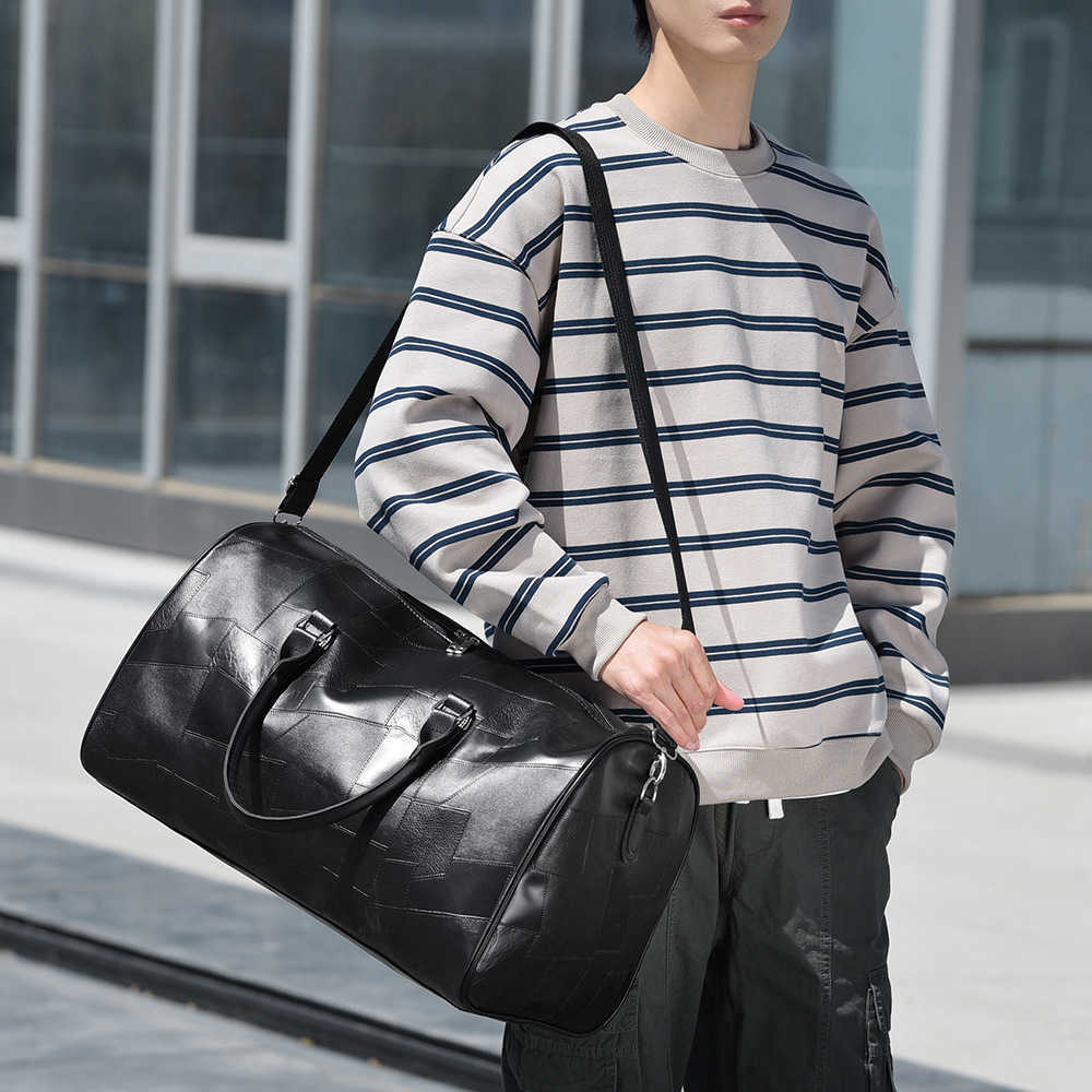 Fashion Trend Travel Bag Large Capacity Casual Handbag Simple Personality Yoga Fitness Bag