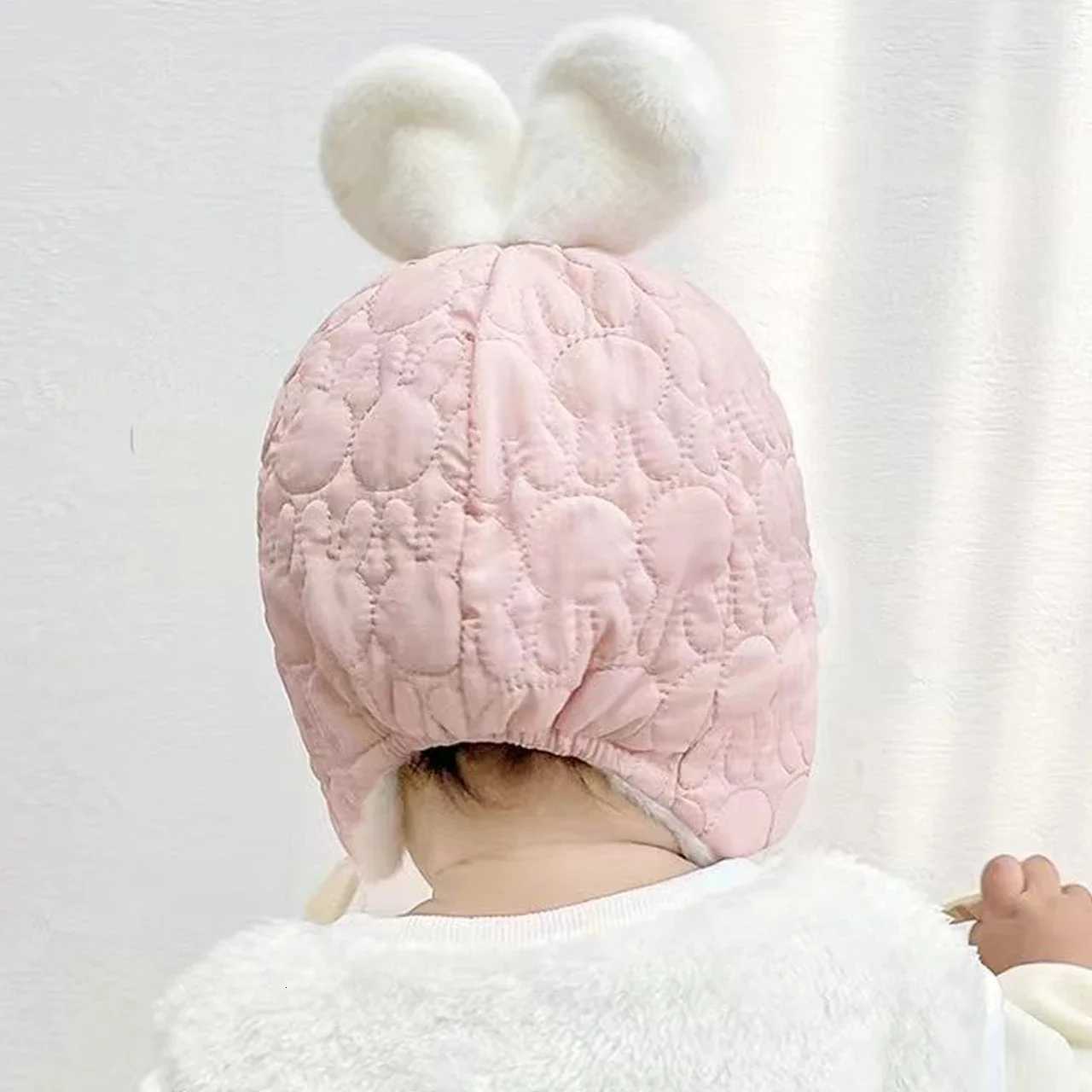 Winter Baby Ear Protection Hat Outdoor Warm Soft Plush Cap for Infant Cute Cartoon Boy Girl Earmuff Hats251028