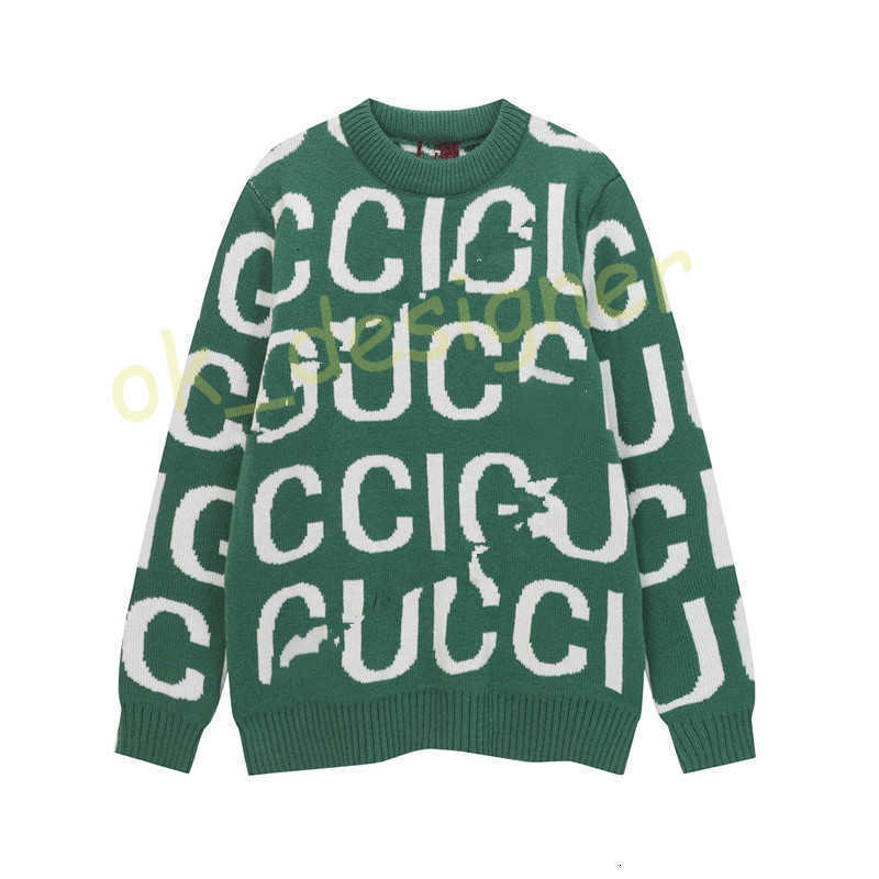 Designer Men's Sweaters 25ss High-Quality Correct Version Knitted Jacquard Crew Neck Sweater for Men and Women Fashion Pullover Top Sweater for men